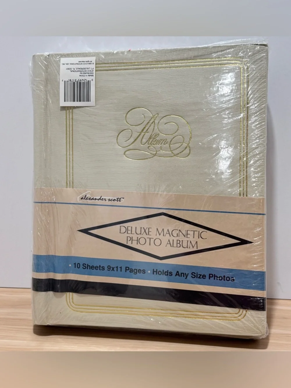 Vintage 3 Pack Alexander Scott Deluxe Magnetic Photo Album Photos 10 Sheets NEW